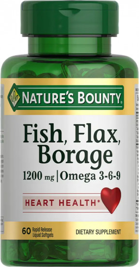 БАД «Fish, Flax, Borage. Omega 3-6-9»