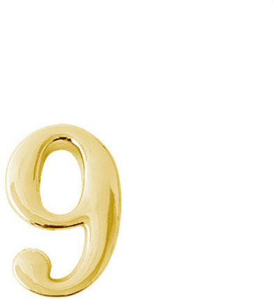 Цифра дверная «9»