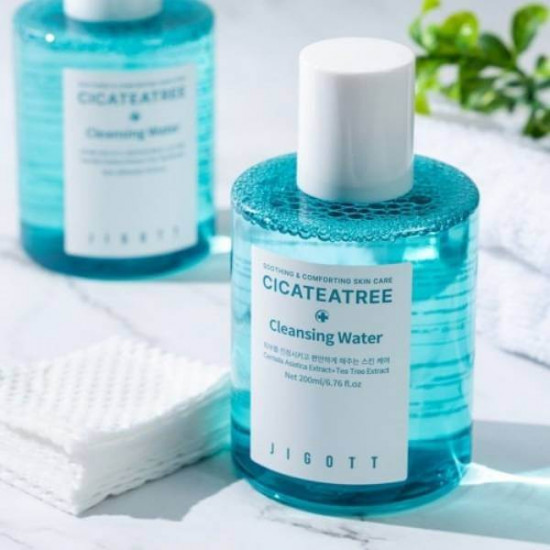 Вода для лица с экстрактом центеллы и чайного дерева очищающая «CicaTeatree Cleansing Water»