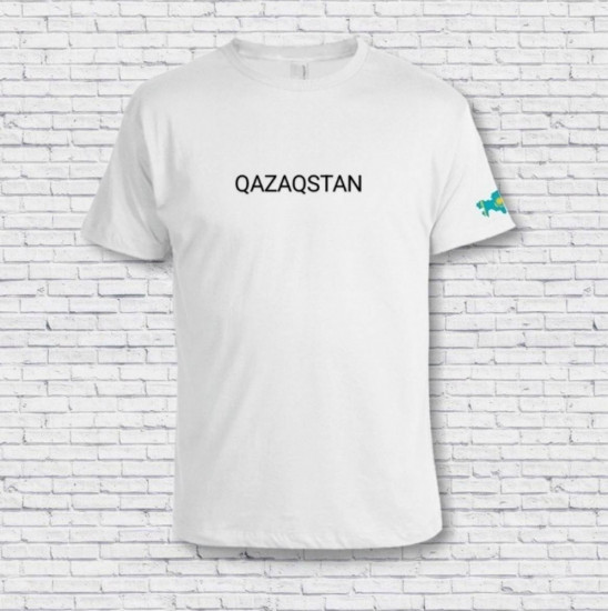 Футболка мужская «QAZAQSTAN»