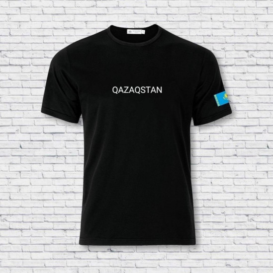 Футболка мужская «QAZAQSTAN»