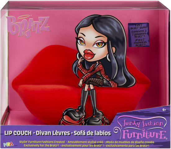 Игрушка-диван в форме губ для кукол Bratz