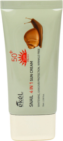 Солнцезащитный крем 4в1 с улиткой SPF 50+
