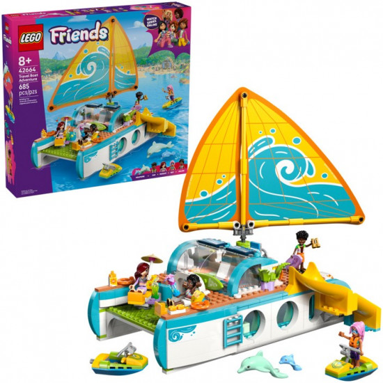 Конструктор LEGO® 42664 Путешествие и приключения на яхте