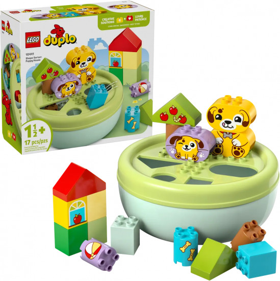 Конструктор LEGO® 10441 Сортировка форм: домик для щенка