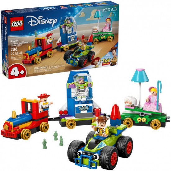 Конструктор LEGO® 43264 Поезд и гоночная машинка из Истории игрушек