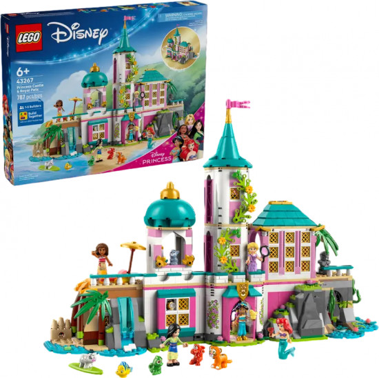 Конструктор LEGO® 43267 Замок принцессы и королевские питомцы