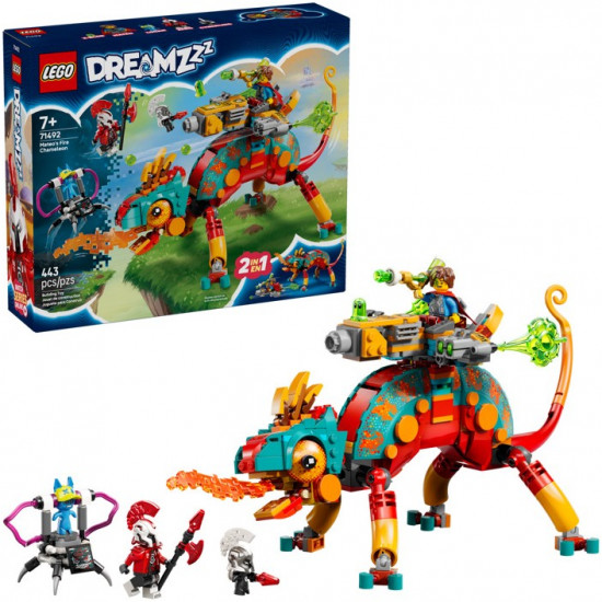 Конструктор LEGO® 71492 Огненный хамелеон Матео