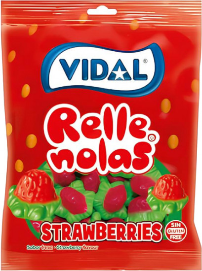 Мармелад жевательный со вкусом клубники «Filled Strawberries»