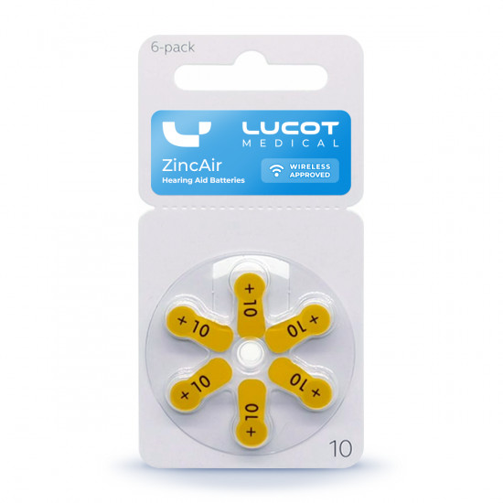 Батарейки Lucot ZincAir 10