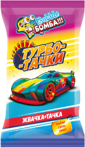 Жевательная резинка с игрушкой «Турботачки»