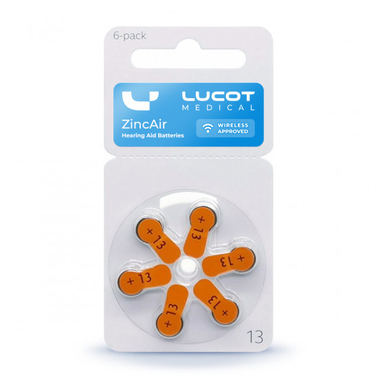 Батарейки Lucot ZincAir 13