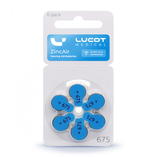 Батарейки Lucot ZincAir 675
