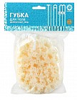 Губка для тела TIAMO SPA "Круг Люкс" с петлей, коралловый поролон