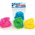 Мочалка для тела "Фея" Роза, цвет в ассортименте