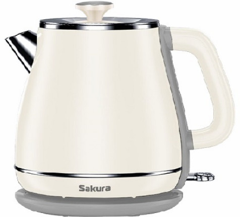 Чайник с двухслойным корпусом Sakura SA-2186W