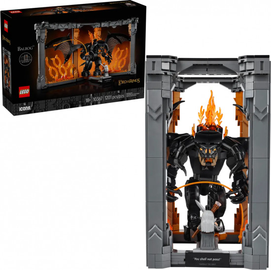 Конструктор-вставка на полку LEGO® 10367 Властелин колец: Балрог