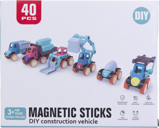 Конструктор магнитный «Diy Truck YT026. Magnetic Sticks»