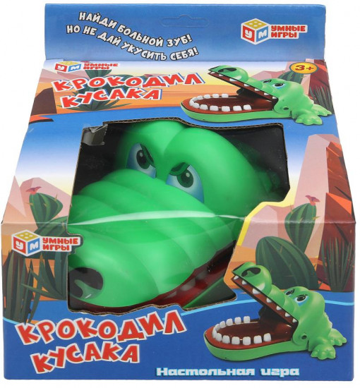 Игра настольная «Крокодил-кусака»