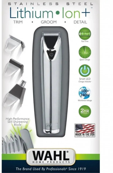 Триммер для бороды и усов Wahl 9818-116 Stainless Steel
