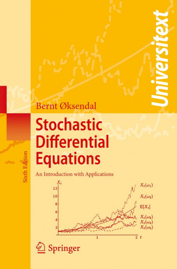 Stochastic Differential Equations. An Introduction with Applications