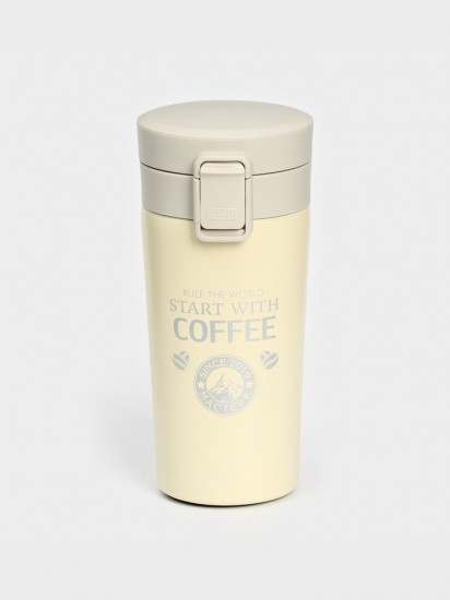 Термокружка «Start with coffee»