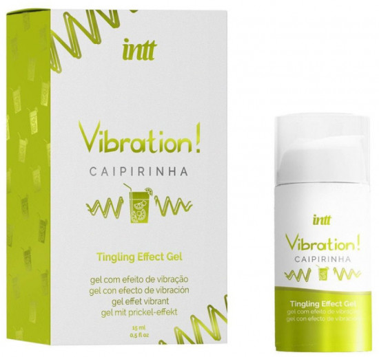 Возбуждающий гель с эффектом вибрации «Vibration! Caipirinha»