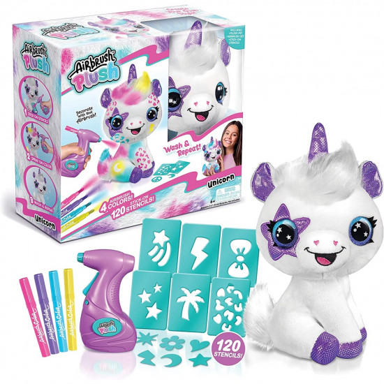 Мягкая игрушка с аэрографом «Единорог. Unicorn»