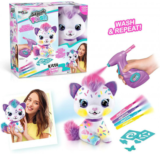 Мягкая игрушка с аэрографом «Котенок. Kitty»