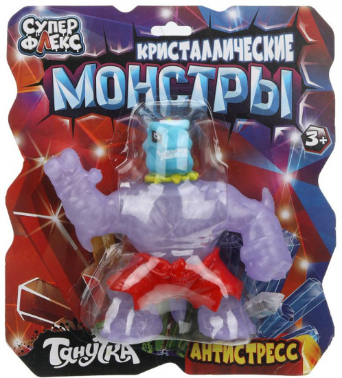 Игрушка-тянучка «Кристаллические монстры»