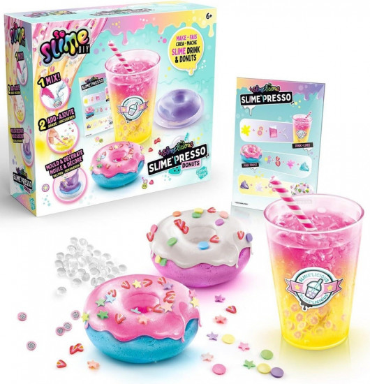 Игровой набор для создания слайма «Coffee Shop. Slime'Presso Donuts»