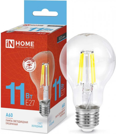 Лампа светодиодная LED-A60-deco
