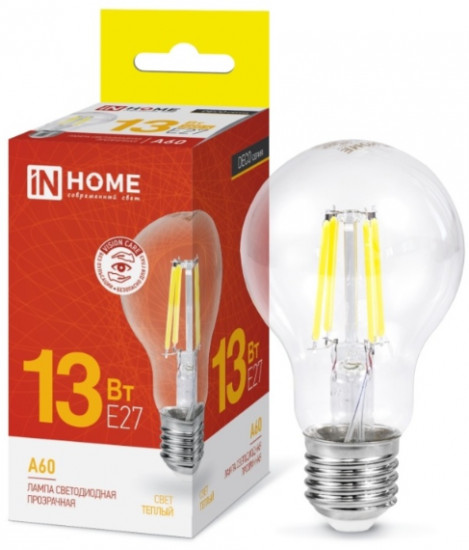 Лампа светодиодная LED-A60-deco