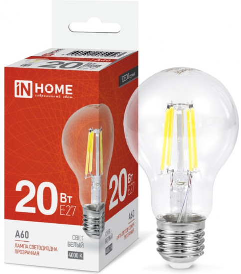 Лампа светодиодная LED-A60-deco
