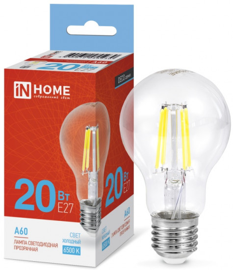 Лампа светодиодная LED-A60-deco