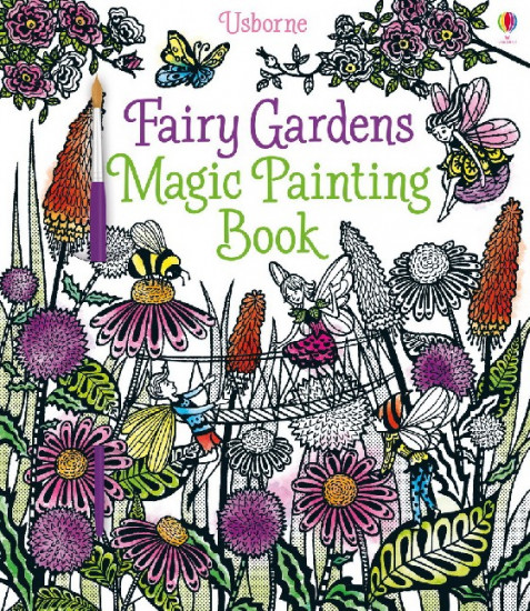 Fairy Gardens. Magic Painting Book