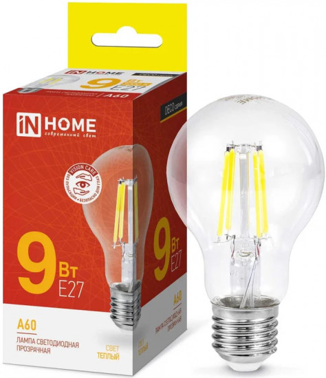 Лампа светодиодная LED-A60-deco