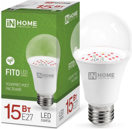 Лампа светодиодная LED-A60-Fito