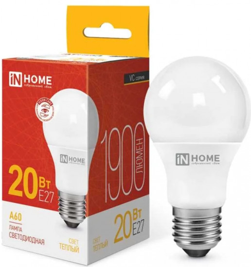 Лампа светодиодная LED-A60-VC