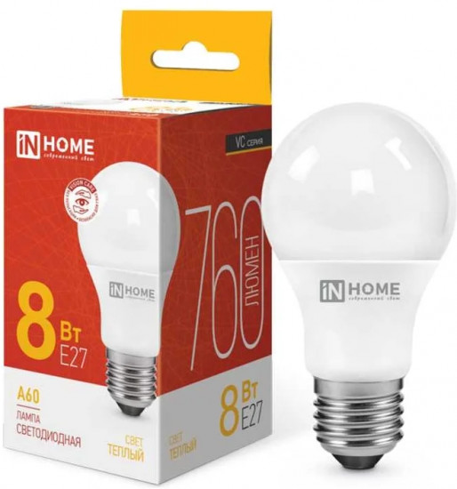 Лампа светодиодная LED-A60-VC