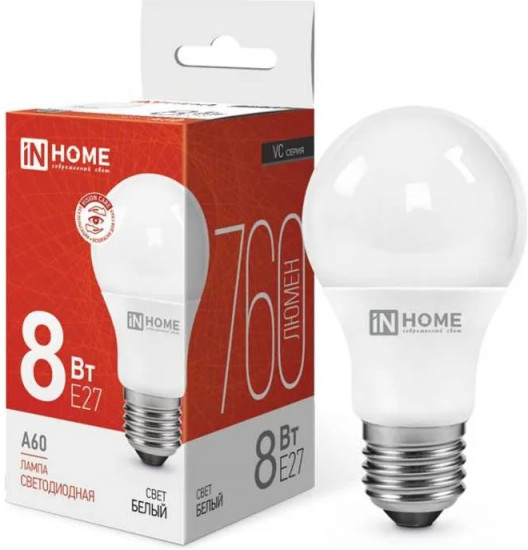 Лампа светодиодная LED-A60-VC