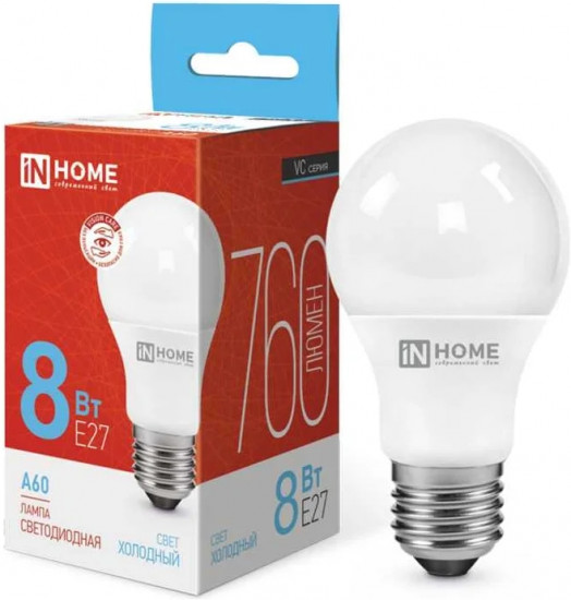 Лампа светодиодная LED-A60-VC