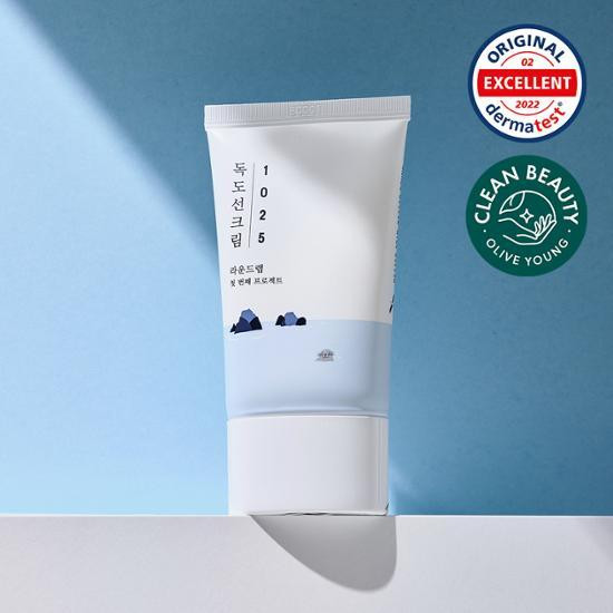 Крем для проблемной кожи лица с морской водой солнцезащитный «1025 Dokdo Sunscreen» SPF50+ PA++++