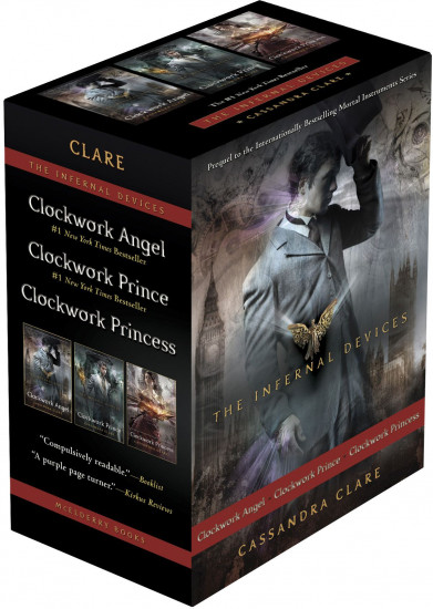 The Infernal Devices. Clockwork Angel. Clockwork Prince. Clockwork Princess