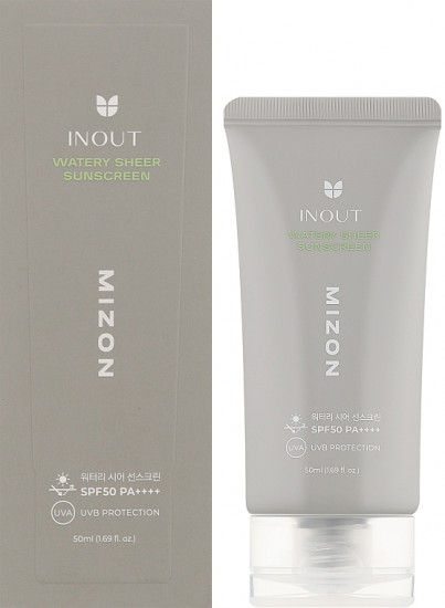 Солнцезащитный крем «Inout Watery Sheer Sunscreen SPF 50 PA++++»