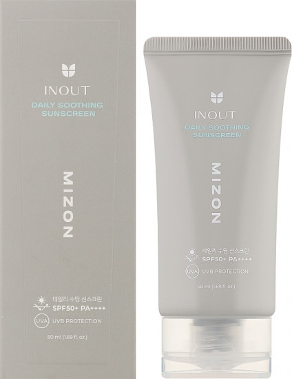 Солнцезащитный крем «Inout Watery Daily Soothing Sunscreen SPF 50 PA++++»