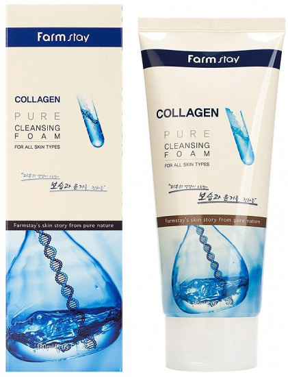 Пенка для умывания с коллагеном очищающая «Collagen Pure Cleansing Foam»