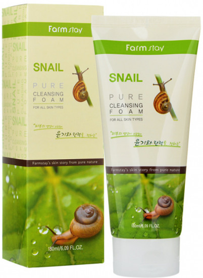 Пенка для умывания очищающая «Snail Pure Cleansing Foam»