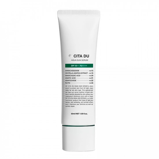 Крем-сыворотка для лица солнцезащитный «Dx CITA DU Aqua Sun Serum» SPF50+ PA++++