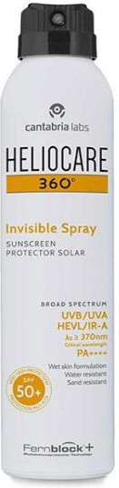 Солнцезащитный спрей «Helio 360 invisible spray»